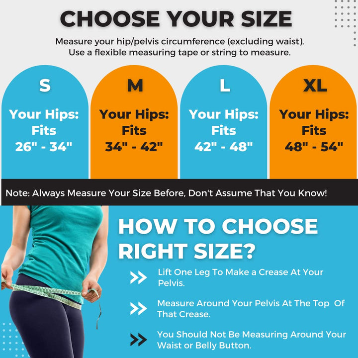 GNR Backwonder Sacroiliac Low Back Support Belt - Medium 34-40 Hips