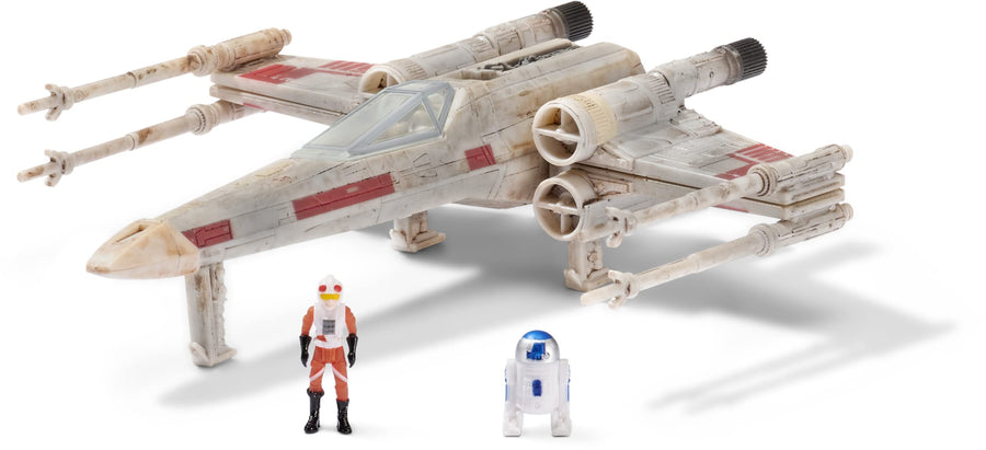 5-Inch X-Wing Starfighter Vehicle with Luke Skywalker & R2-D2 Micro Figures