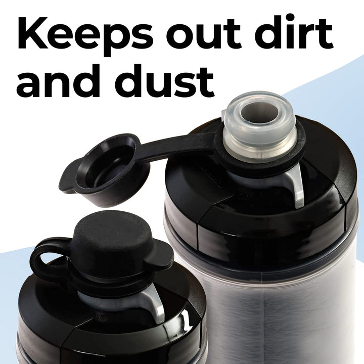 [2-Pack] Mud Caps for CamelBak Bottles - BPA-Free, Phthalate-Free, Lead-Free Silicone Cap/Top - Fits All Podium and Peak Fitness Bottles