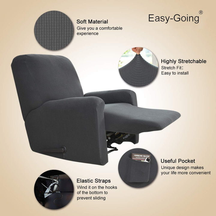 Easy-Going Recliner Stretch Sofa Slipcover Sofa Cover 4
