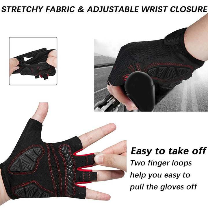 MOREOK-Cycling Gloves Bike Gloves for Men/Women-[5MM Ge