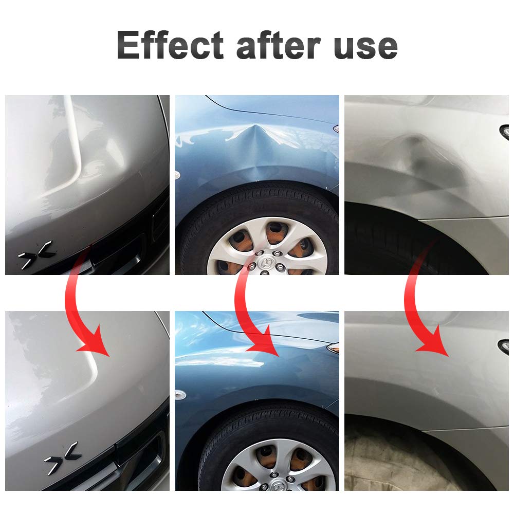 Paintless Dent Puller – Golden Dent Puller Kit, 35pcs Dent Remover Tools with Adjustable Width Dent Repair Tools for Car, DIY Auto Body Dent Repair