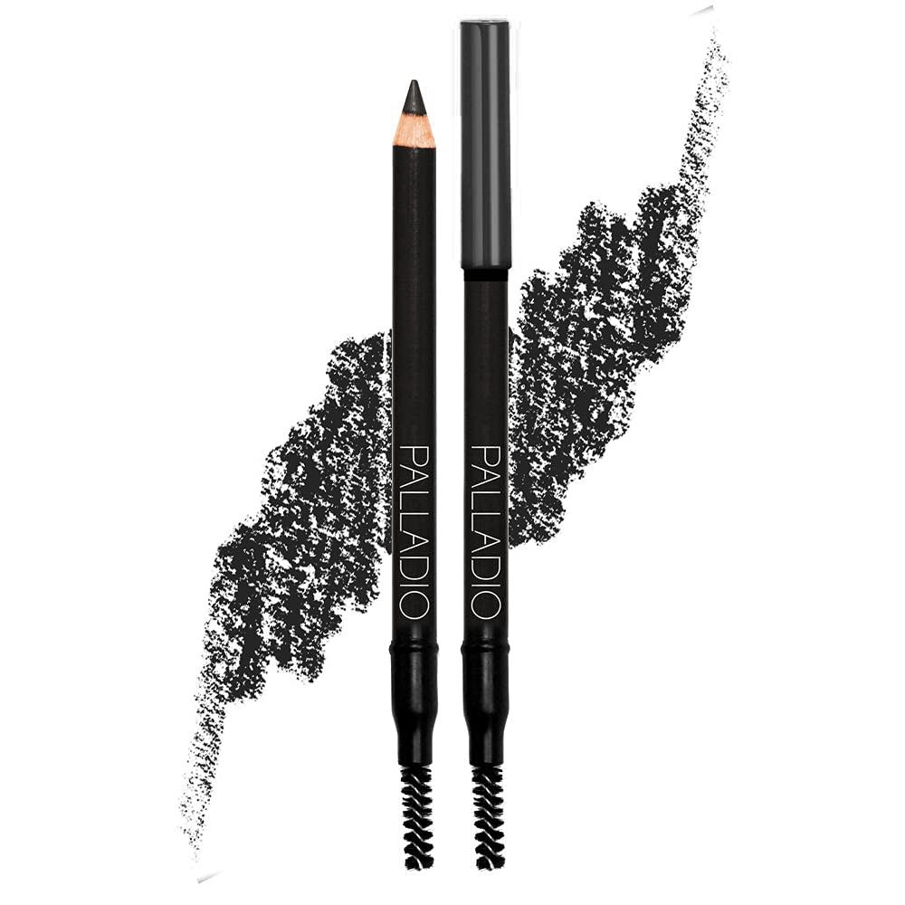 Brow Pencil &amp; Brush for Eyebrows, Black