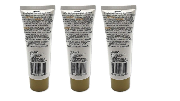 3pck - Day Cream Oil Free Daily Facial Cream 2 fl. oz