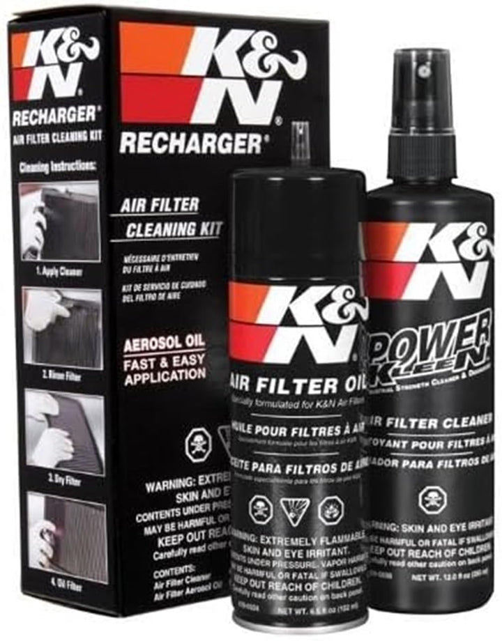 K&amp;N Air Filter Cleaning Kit: Aerosol Filter Cle
