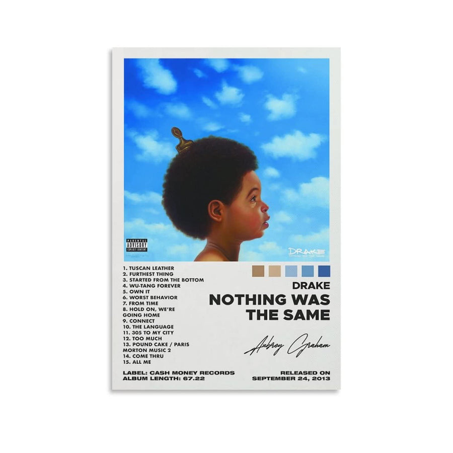 OFITIN Drake Poster Nothing Was The Same Album Cover Po