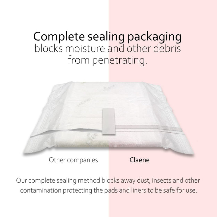Claene Organic Cotton Panty Liners, Unscented,Thin, Dai