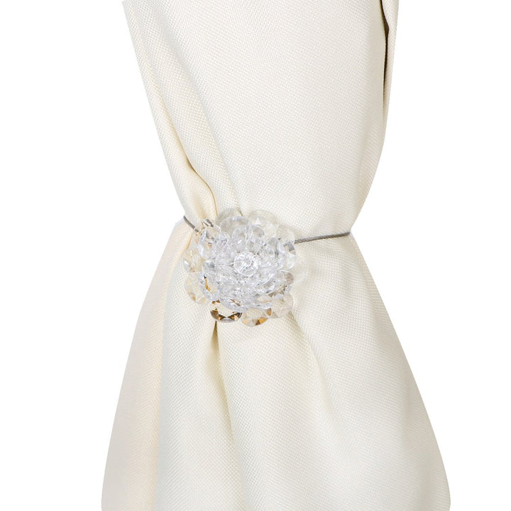 4pc Magnetic Decorative Drape Buckle Holdbacks Curtain Tiebacks Clips