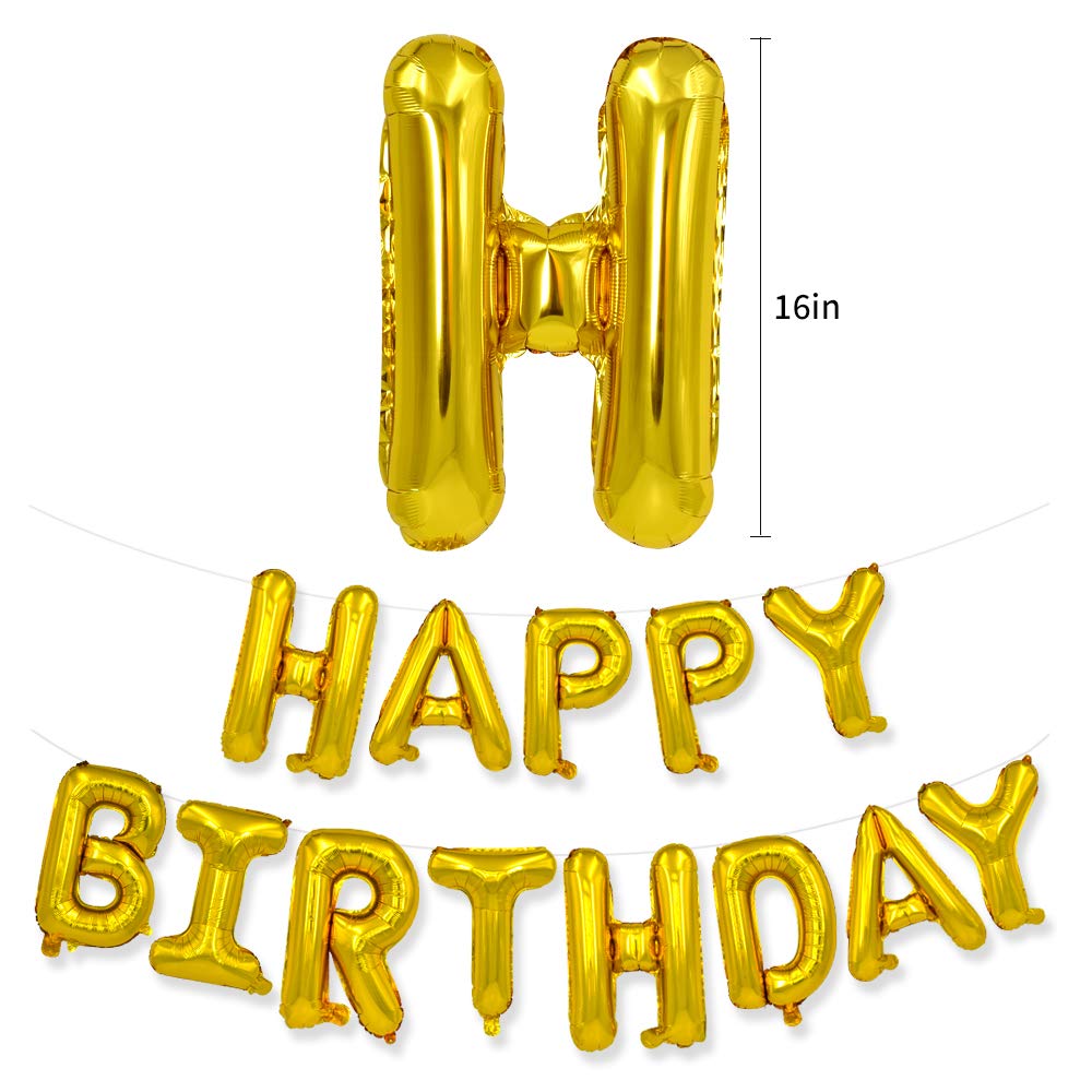 Silver Happy Birthday Sign Banner Balloons, 16 Inch Myl