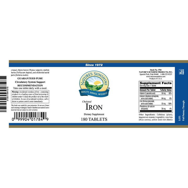 Iron-Chelated /25MG (180)