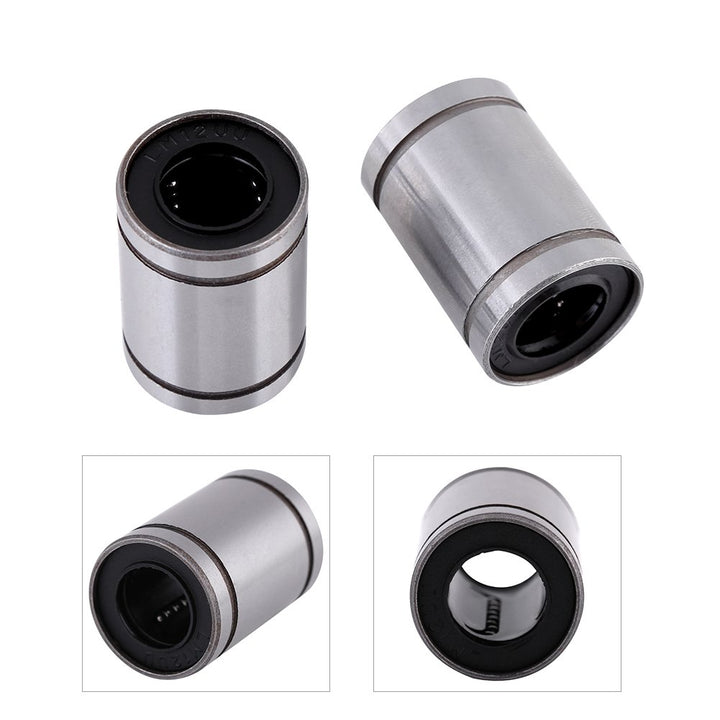 LM12UU Bearing, 10 Pcs 12mm Linear Motion Ball Bearings Bushing Slide Bearing Rods for 3D Printer Cylinder CNC Parts, Pack of 10, 12 x 20 x 30mm