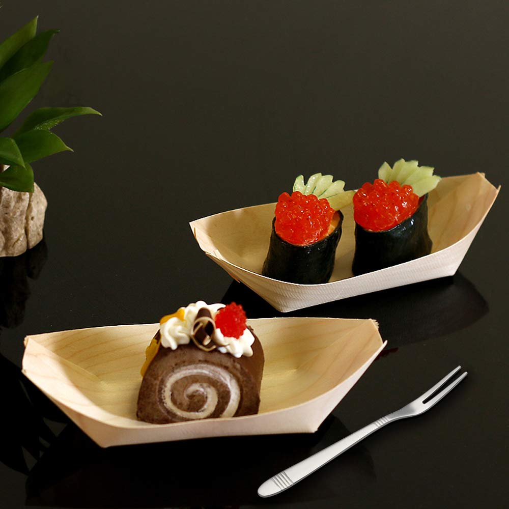 12-Piece Mini Fruit Forks, Stainless Steel 2-Prong Fork, F