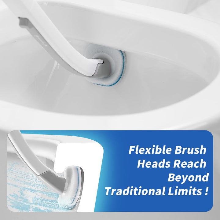 oshang Disposable Toilet Brush - Toilet Bowl Cleaner, T