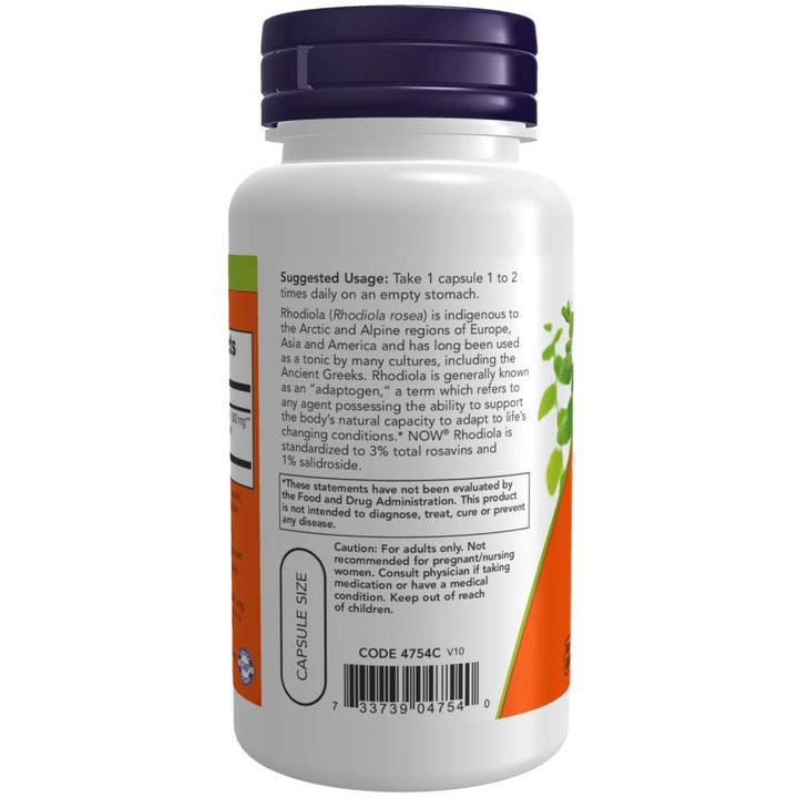 Supplements, Rhodiola 500 mg, Helps Body Adapt to Stress of Daily Life*, Adaptogenic Herb*, 60 Veg Capsules