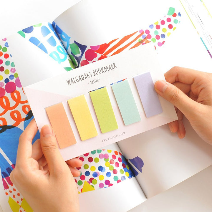 Magnetic Bookmarks Pastel, Set of 5