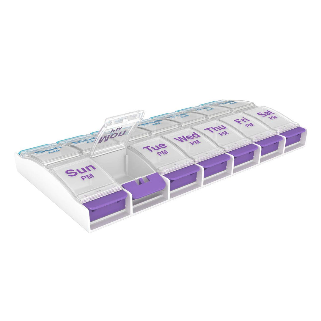 EZY Dose AM/PM 7Day Push Button 6/36 1 ea