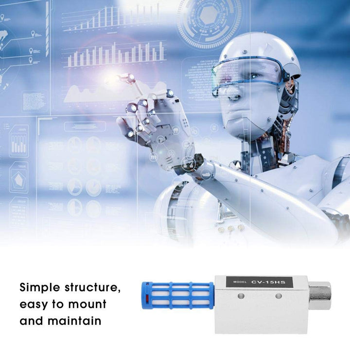Air Ejector Fitting Aluminum Alloy Vacuum Generator CV-15HS Negative Pressure Generator Pneumatic Exhaust Compact with