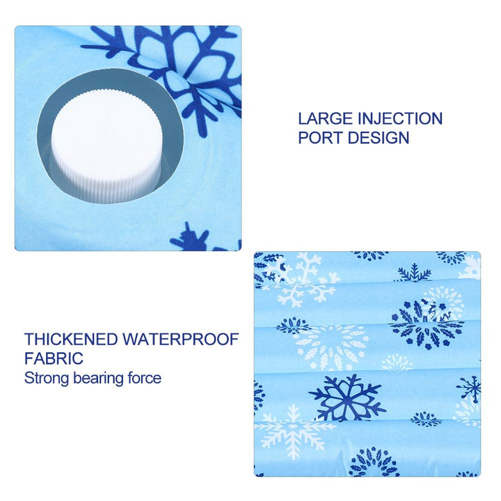 Cooling Mat, Cool Pillow Ice Pillow, Water Filling Ice Pillow Chair Pad, Multifunctional Children Adult Waterproof Ice Pillow Water Seat Cushion Baby, Children, Student, Office, Car, Travel(#3)