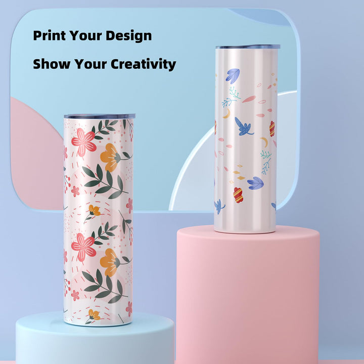 MURRICON Sublimation Tumblers 20 oz Skinny Straight,Sta