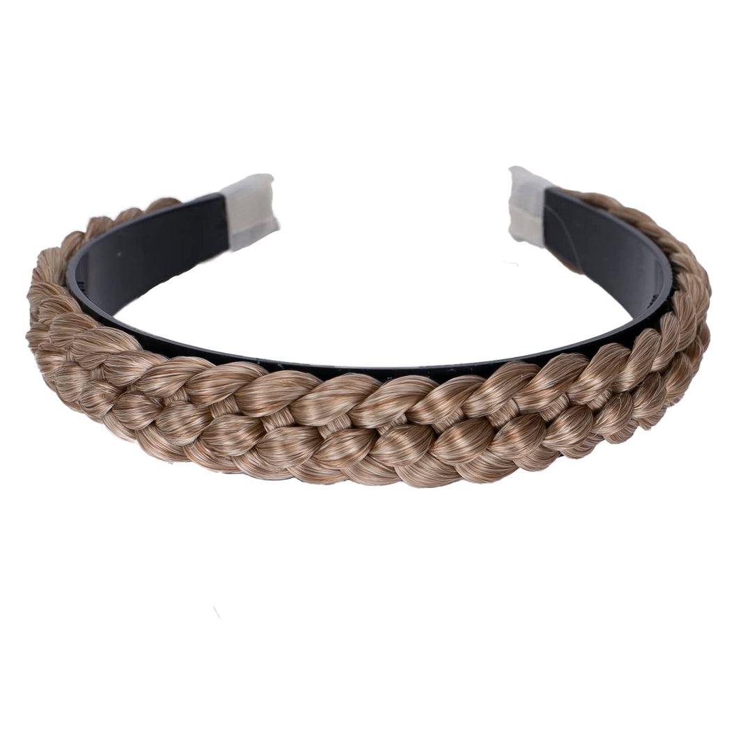 blonde mix # 27 / 613B HR3 : PRETTYSHOP Hair Band Plaited Braid Headband Hairpiece blonde mix # 27 / 613B HR3