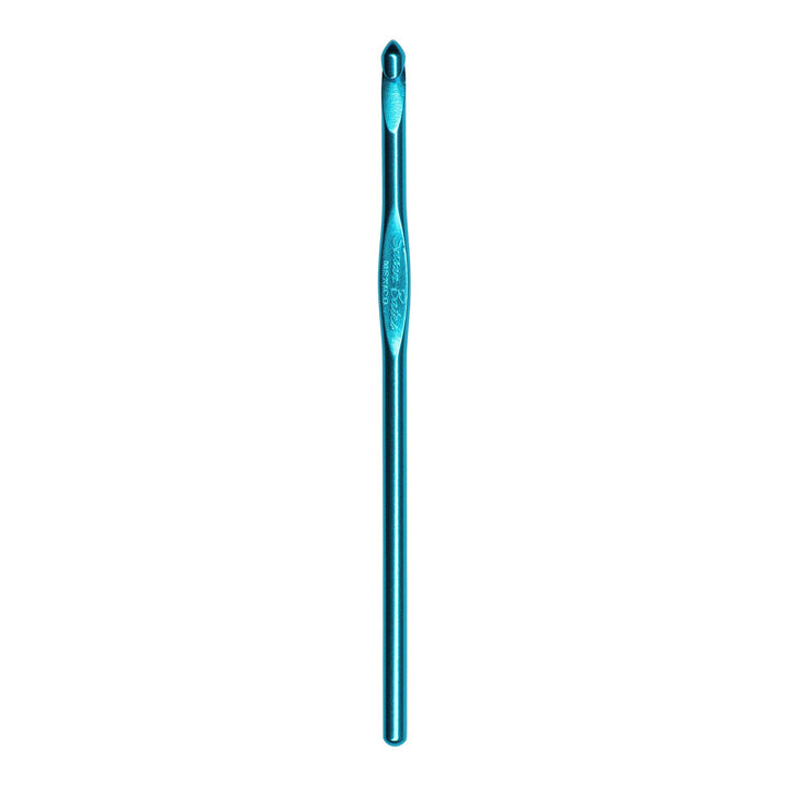 Silvalume Aluminum Crochet Hook 5-1/2 Size H 8 -Turquoise