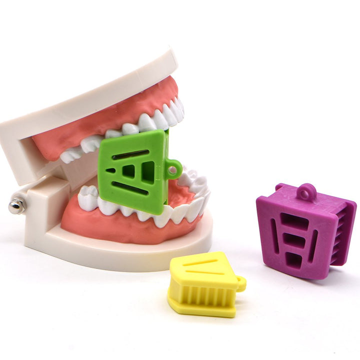 Wecando Dental Oral Silicone Mouth Prop Bite Blocks Lat