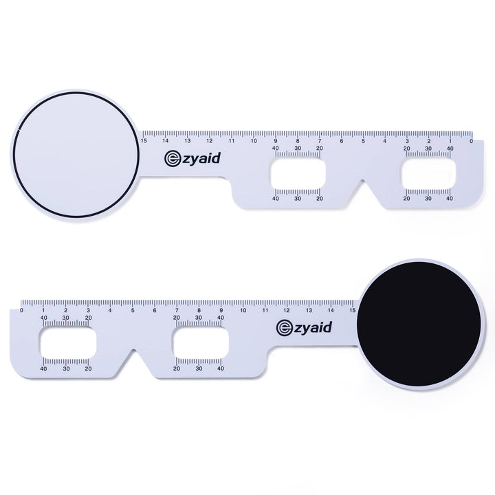 Rosenbaum Pocket Eye Chart with PD Ruler and Eye Occluder, Eye Test Chart Combo Kit for Near Vision Test, Visual Acuity Exam and PD Measurement (14 Inches from Viewer)