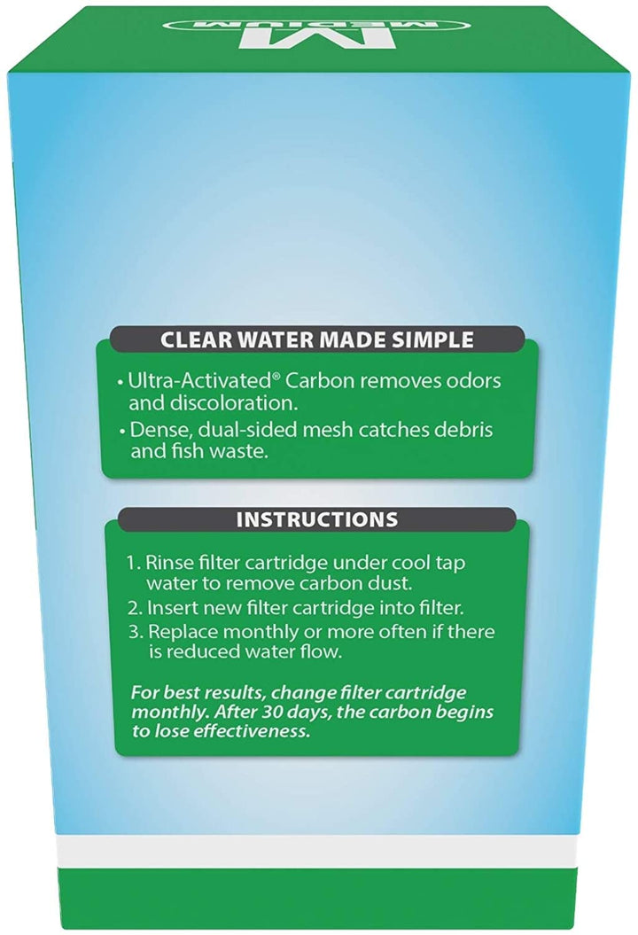 Whisper Bio-Bag Disposable Cartridges, Aquarium Filter Cartridges, 3 Count