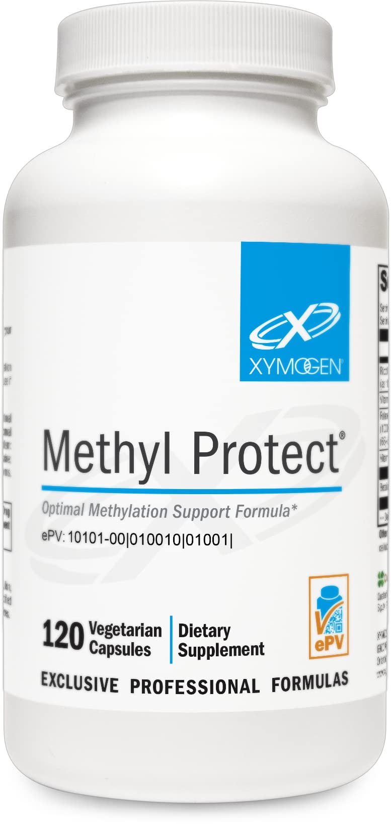 Methyl Protect - Optimal Methylation Formula with Methyl Folate, Vitamin B12 (Methylcobalamin b12), Riboflavin + B6 Vitamins - Cognitive, Homocysteine + Heart Health Supplements (120 Capsules)