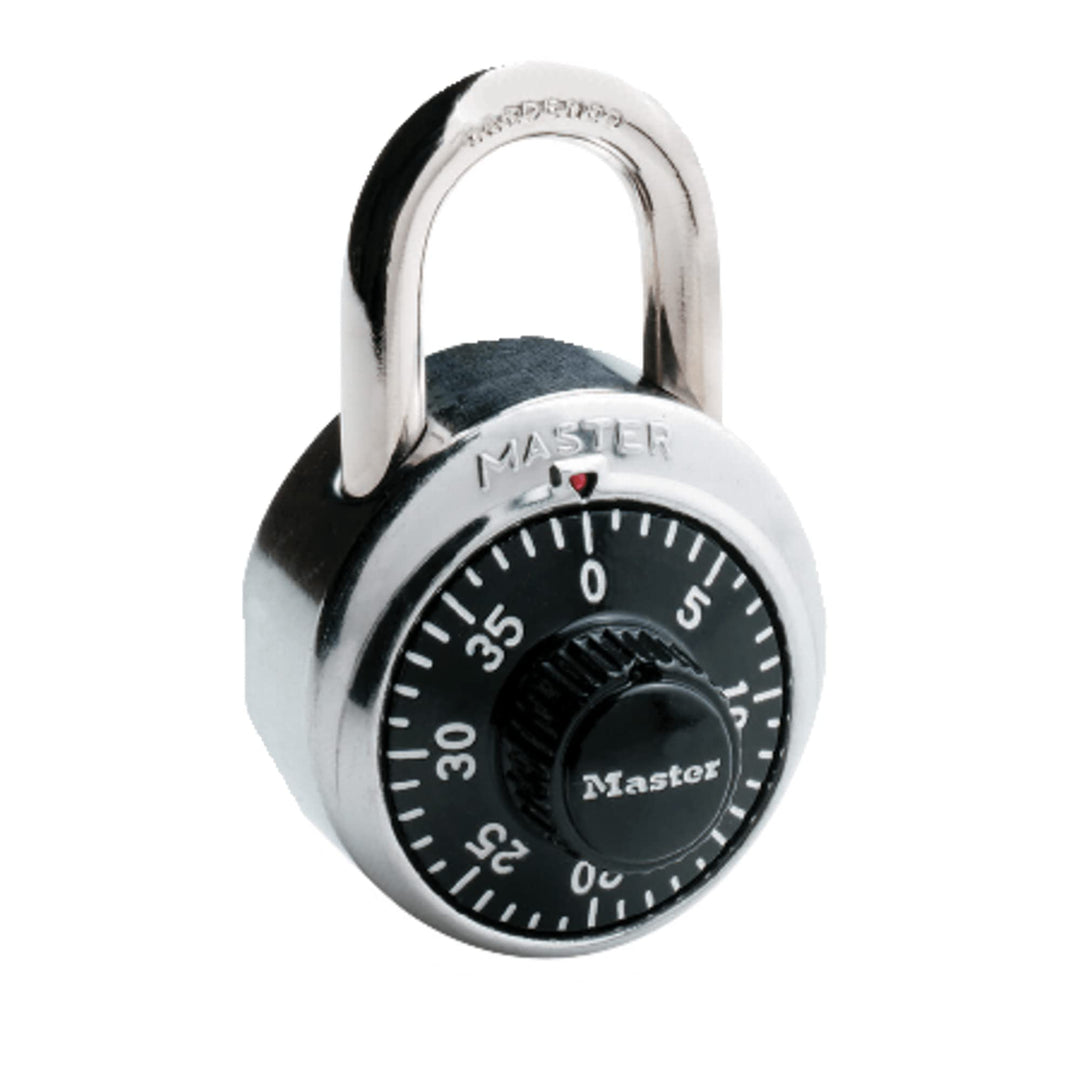 1500D Locker Lock Combination Padlock, 1 Pack, Black