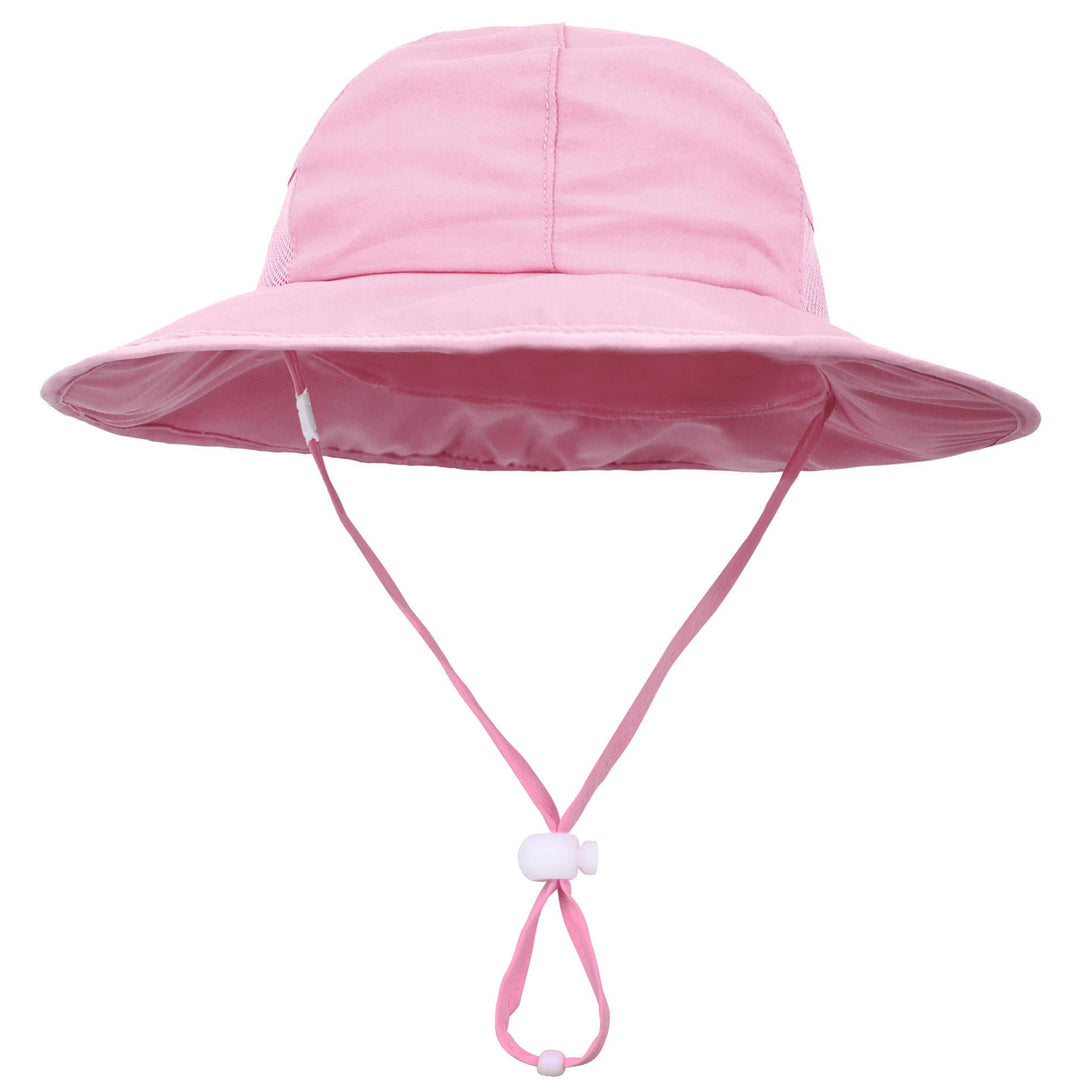 Pink Baby Sun Hat Kids Sun Hats with uv Protection for Girls Toddler Sun Hat Girl Sun Hat for Beach Swim Travel Pink 2-6 Years
