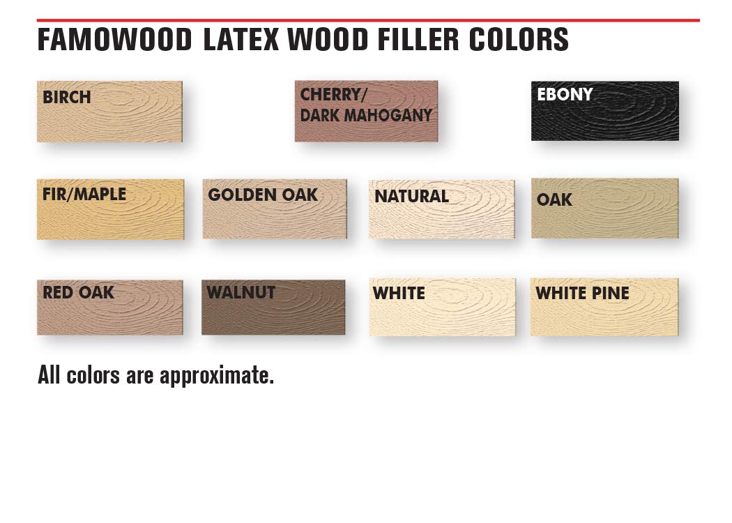 40022126 Latex Wood Filler - Pint, Natural, 24 oz.