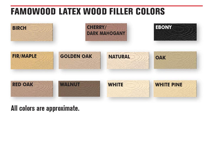 40022126 Latex Wood Filler - Pint, Natural, 24 oz.