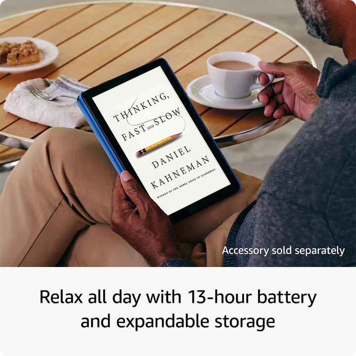 Amazon Fire HD 10 tablet (newest model) built for relaxation, 10.1 vibrant Full HD screen, octa-core processor, 3 GB RAM, 32 GB, Black