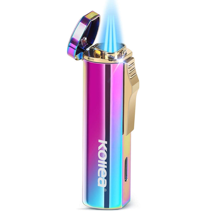 Kollea Torch Lighter, Triple Jet Butane Lighter Refilla
