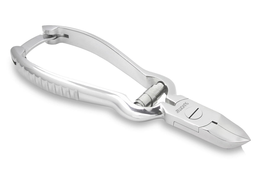 Professional Pedicure Toenail Nipper with Barel Spring and Back Lock Pedipro D10, Polished Steel, 5.6 Ounce