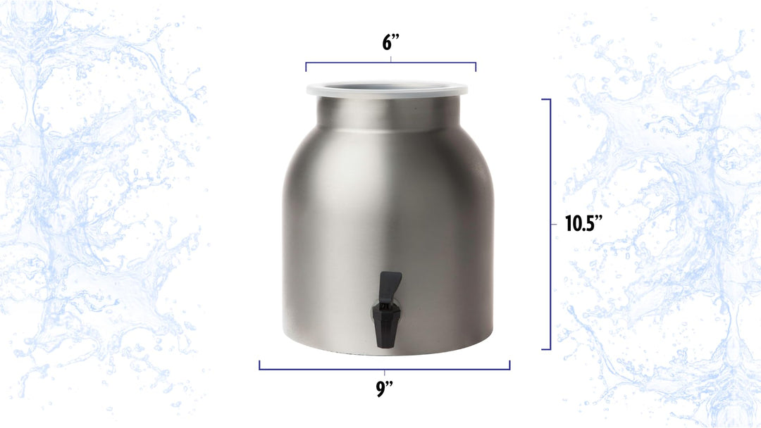 Stainless Steel Water Dispenser, 2.2-Gallon(single)