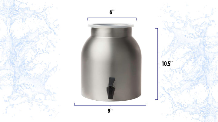 Stainless Steel Water Dispenser, 2.2-Gallon(single)