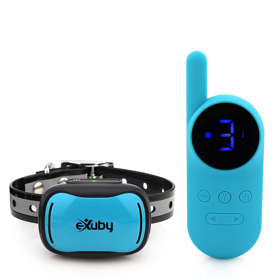 - Tiny Shock Collar for Small Dogs 5-15lbs - Smallest Collar on The Market - Sound, Vibration, & Shock - 9 Intensity Levels - Pocket-Size Remote - Long Battery Life - Water-Resistant (Teal)
