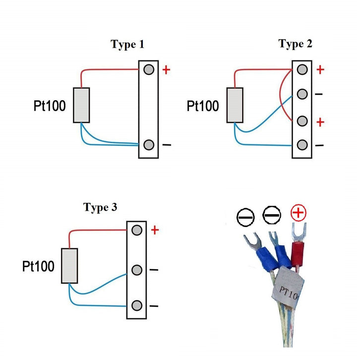 Waterproof RTD PT100 Temperature Sensor - Stainless Steel 3 Wire Thermistor Probe for PID Temperature Controller NPT 1/4 Inch Pipe Thread with Insulation Lead Shield Wire -50~500 with 2m Wire