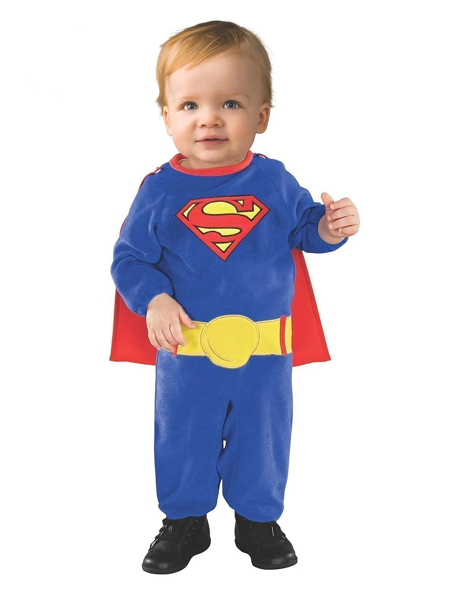Costume Co Baby Boy's Superman Romper with Removable Cape (885301TODD, 1-2 Years)