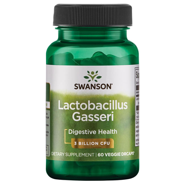 Lactobacillus Gasseri - Probiotic Supplement Supporting Digestive Health with 3 Billion CFU - Design-Release Satiety &amp; Fat Metabolism Support - (60 Veggie Capsules)