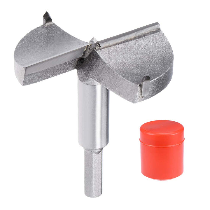 Forstner Drill Bits 80mm, Tungsten Carbide Wood Hole Saw Auger Opener, Woodworking Hinge Hole Drilling Boring Bit Cutter (Gray)