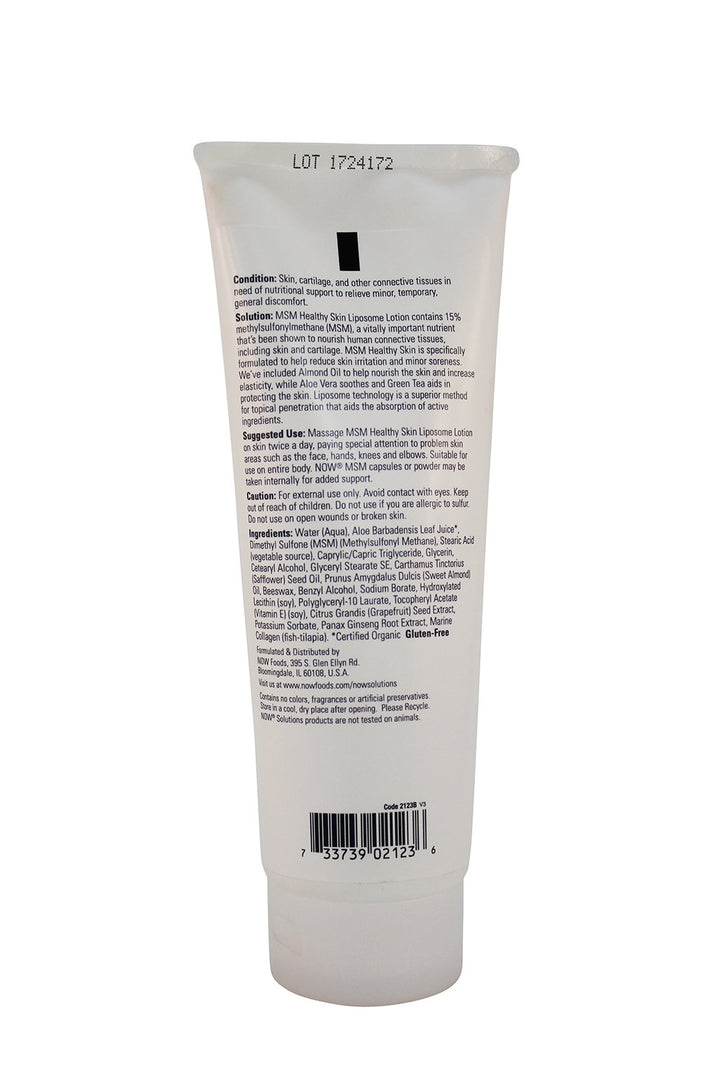 NOW Foods Msm Liposome Lotion 8 Ounces (Pack of 2)