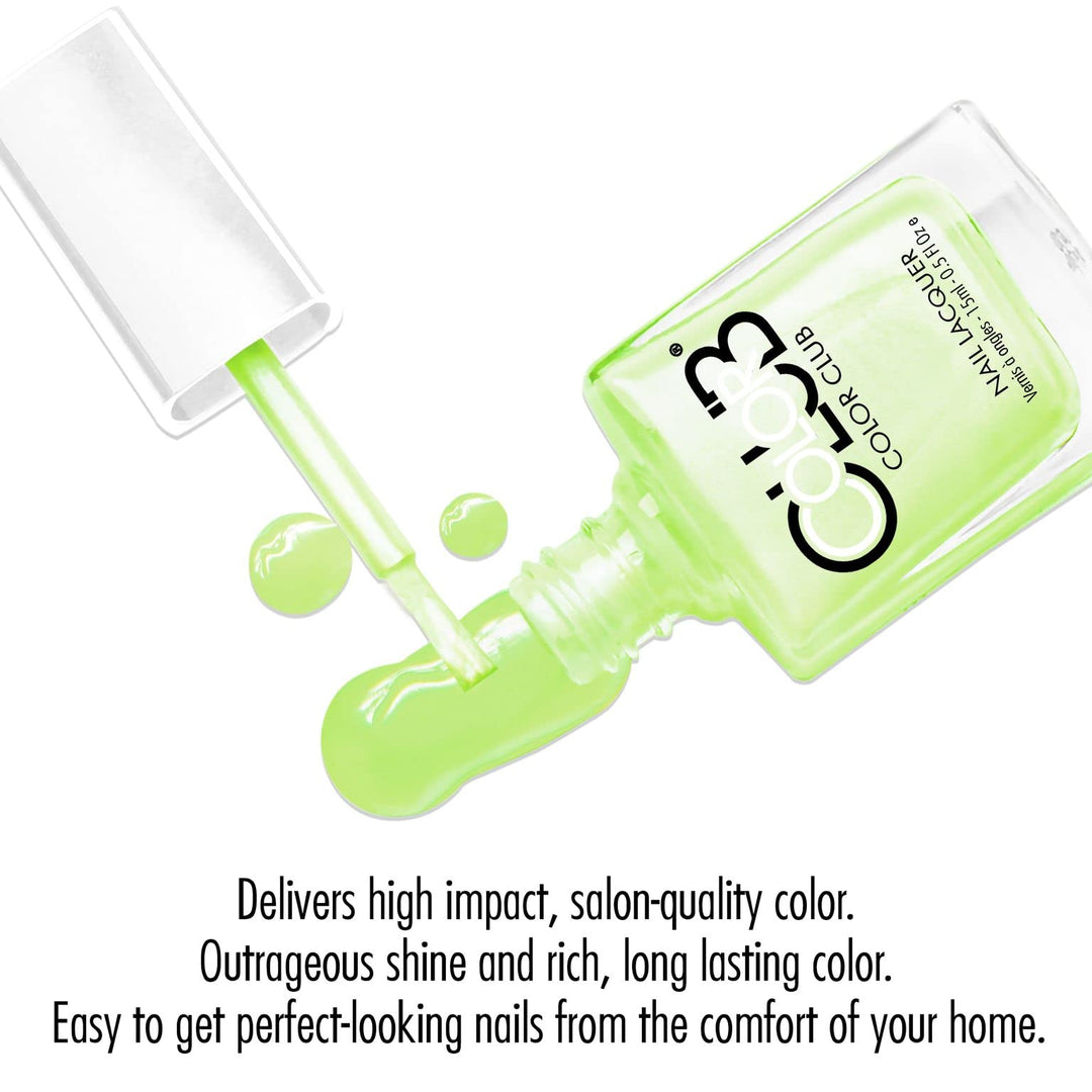 Color Club Yellin' Yellow Nail Lacquer .5 Fl Ounce - 15 Ml, 0.5 fluid_ounces