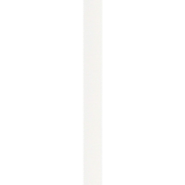 Offray 5/8 Single Face Satin Ribbon, White, 6 Yds