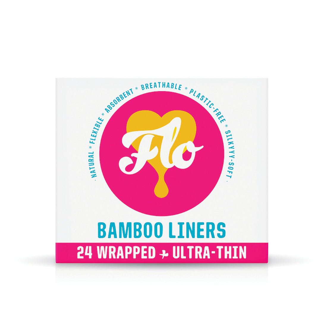 FLO - Organic Bamboo Daily Panty Liners, Plant-Based Co