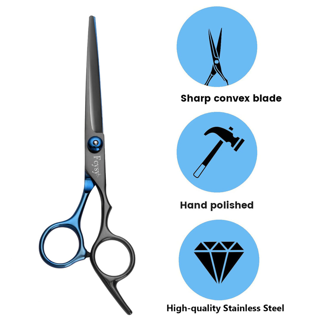 Hair Scissors Thinning Shears Set, Professional Hair Cutting Scissor Kit Hair Shears Texturizing Shears Set, Barber Scissors Kit with Hairdresser Scissors Haircut Shears Hair Layering Scissors