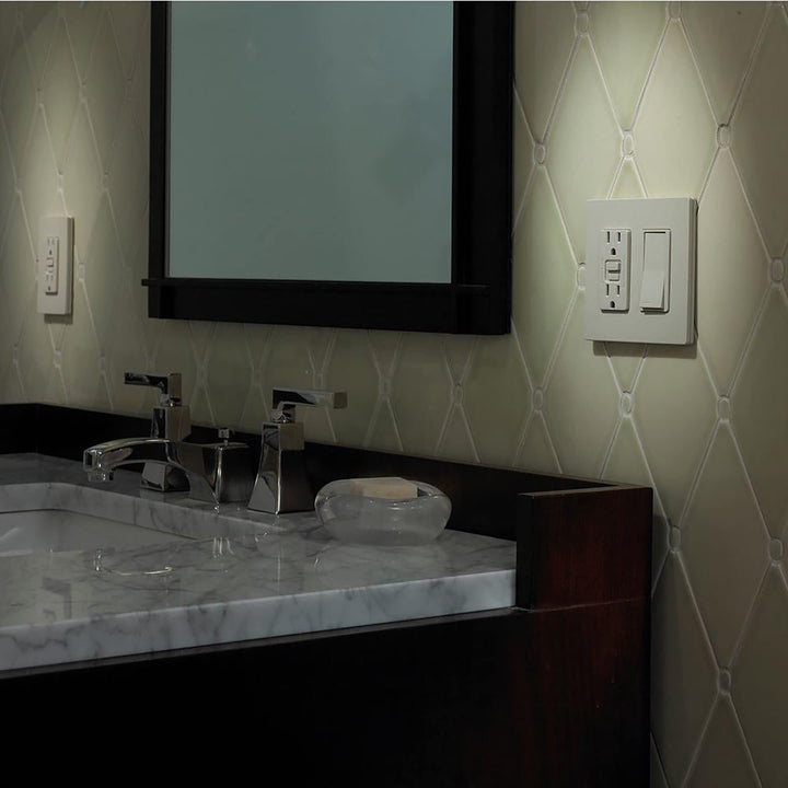 CW-2-LA Claro 2-Gang Wallplate, Light Almond
