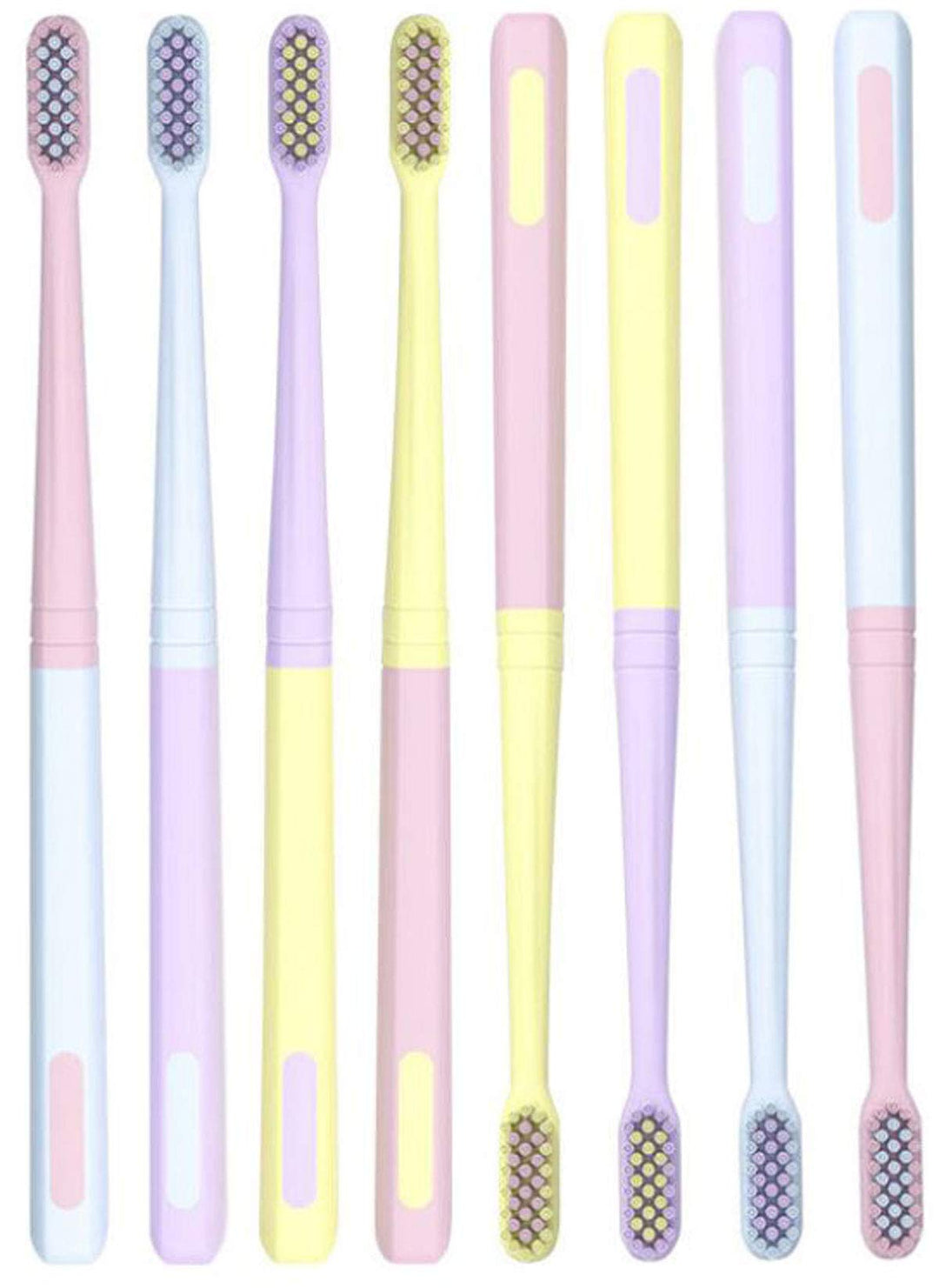 [8 Packs] Kids Toothbrush, Extra Soft Lovely Pastel Ton